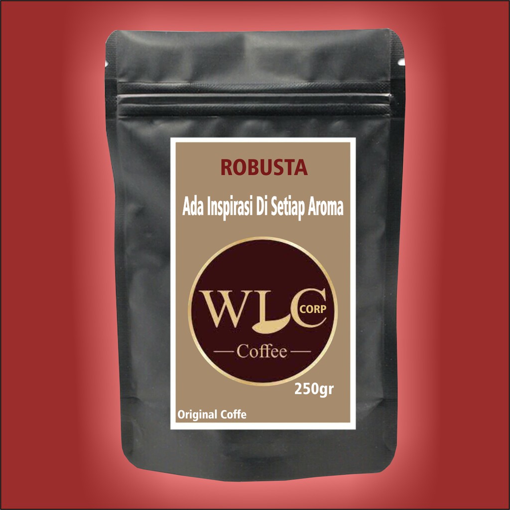 250gr Kopi Bubuk Hitam Robusta / Kopi Original Robusta Posong Asli / Kopi Arabika Murni Temanggung