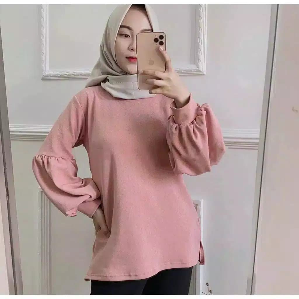 BLOUSE SIFA TOP/ ATASAN TANGAN BALON/ TERBARU/ FASHION MUSLIM