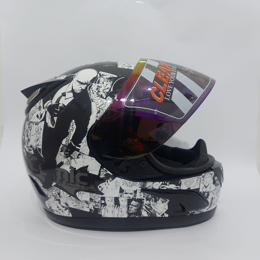 Helm Full Face Murah JPN Original SNI Dewasa Komik