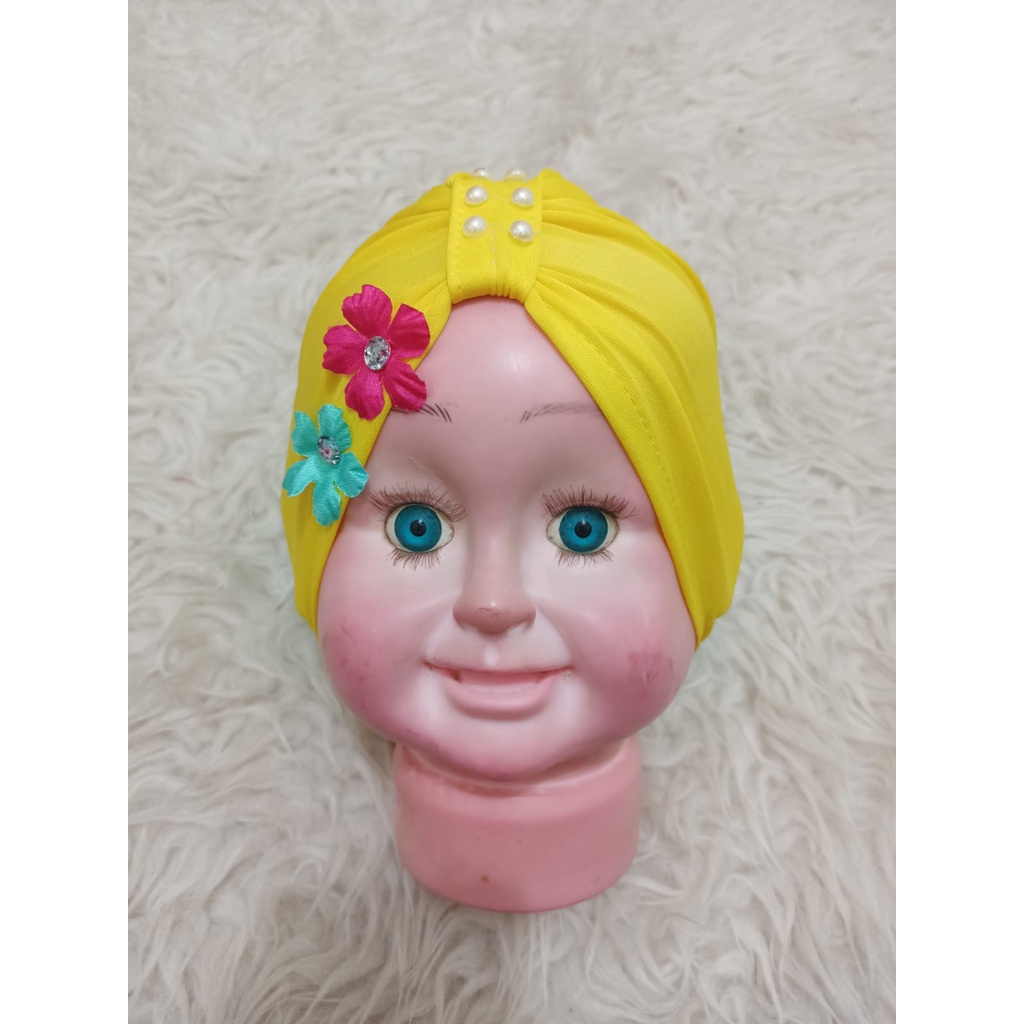 ALFATIH STORE / TURBAN BABY AIREEN / TURBAN ANAK PEREMPUAN / BANDO BABY / HEADBAND ANAK