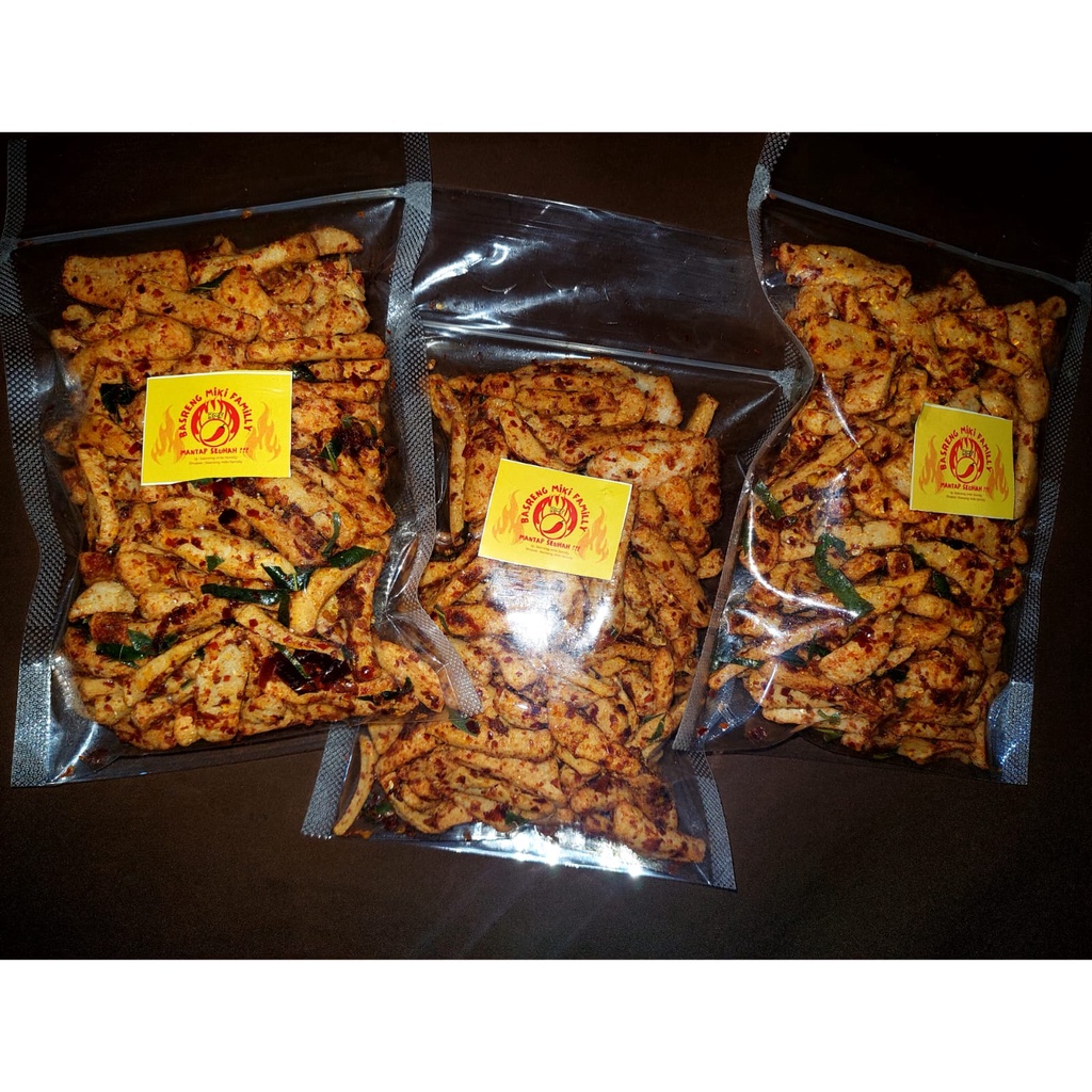 

BASRENG VIRAL MIKI FAMILY | BASO GORENG PEDAS DAUN JERUK | 250 gram