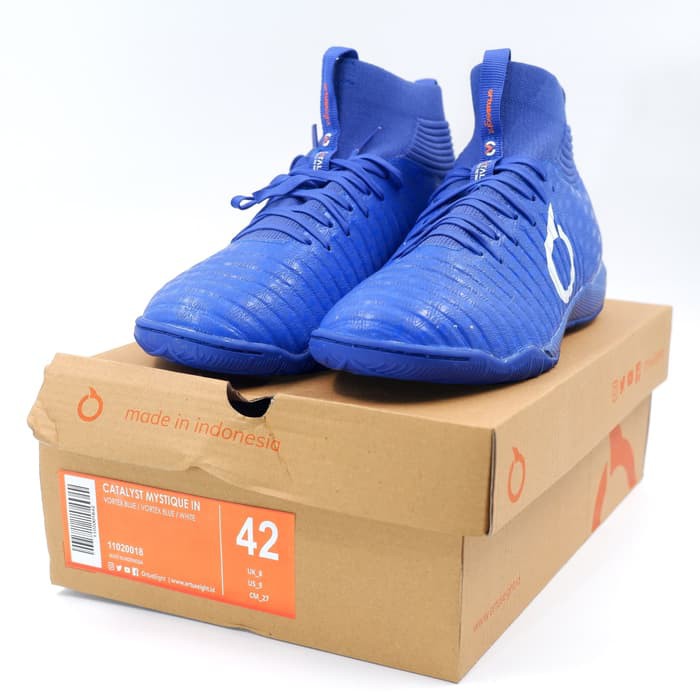 Sepatu Futsal Original OrtusEight Catalyst Mystique IN Vortex Blue