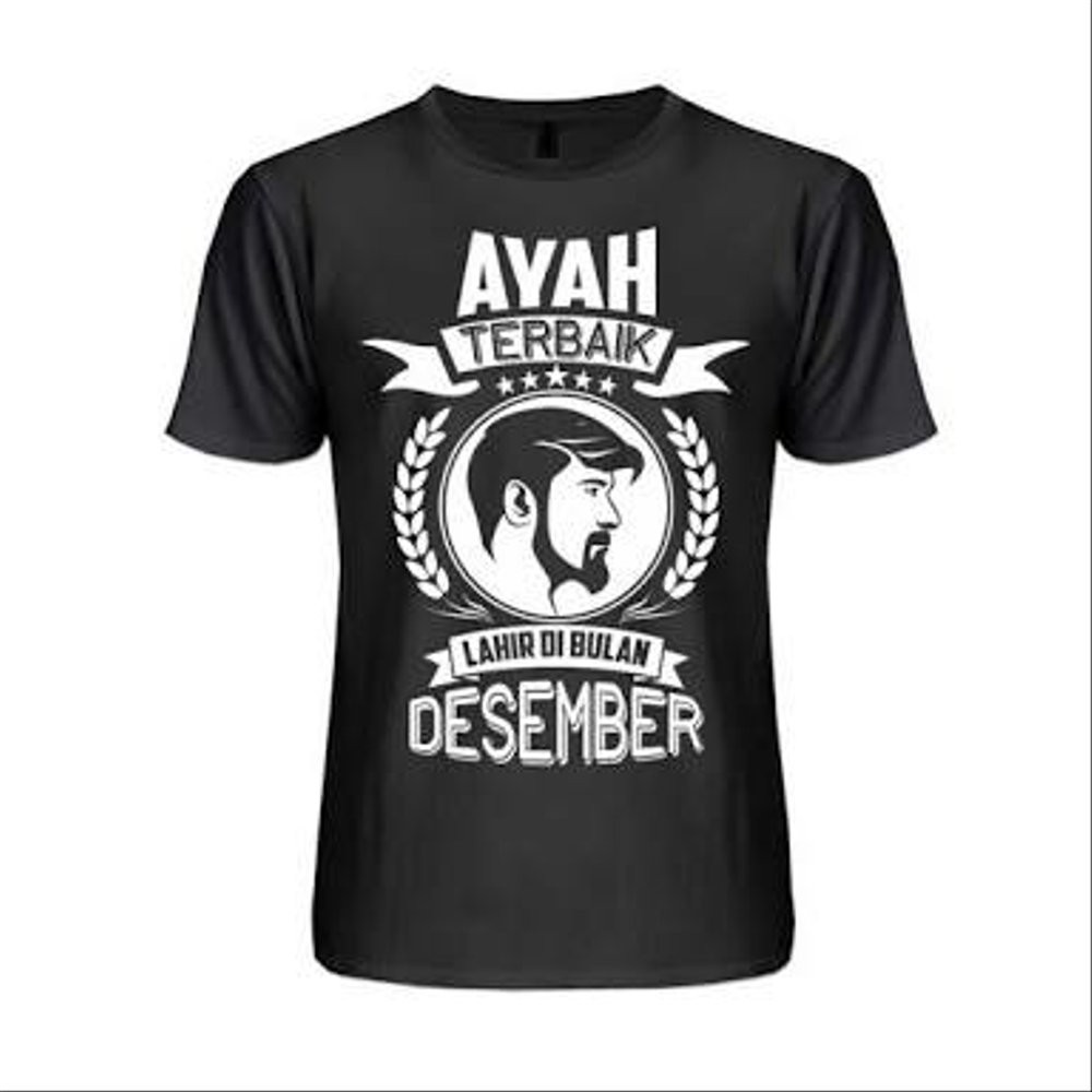 Premium Kaos ayah terbaik lahir di Bulan desember