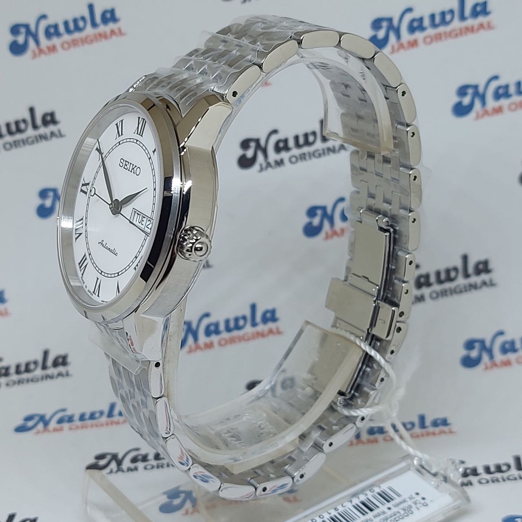 Seiko Presage SRP761J1 Sapphire White Dial - Jam Tangan Pria SRP761