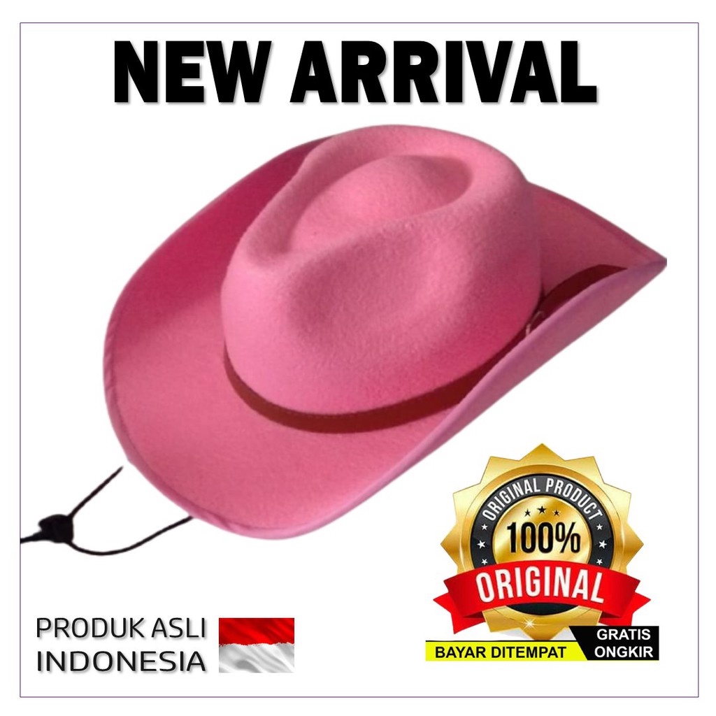 Topi Comboy Hat  Aesthetic  Capgirl and Cowgirl Hat koboy Y2K Termurah | Coboy Koboi Wanita Dewasa F