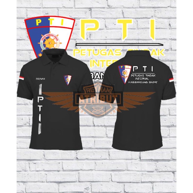 kaos polo pol-pp pti / kaos polo pti / kaos wangki pol-pp pti / kaos wangki pti / kaos berkerah pol-