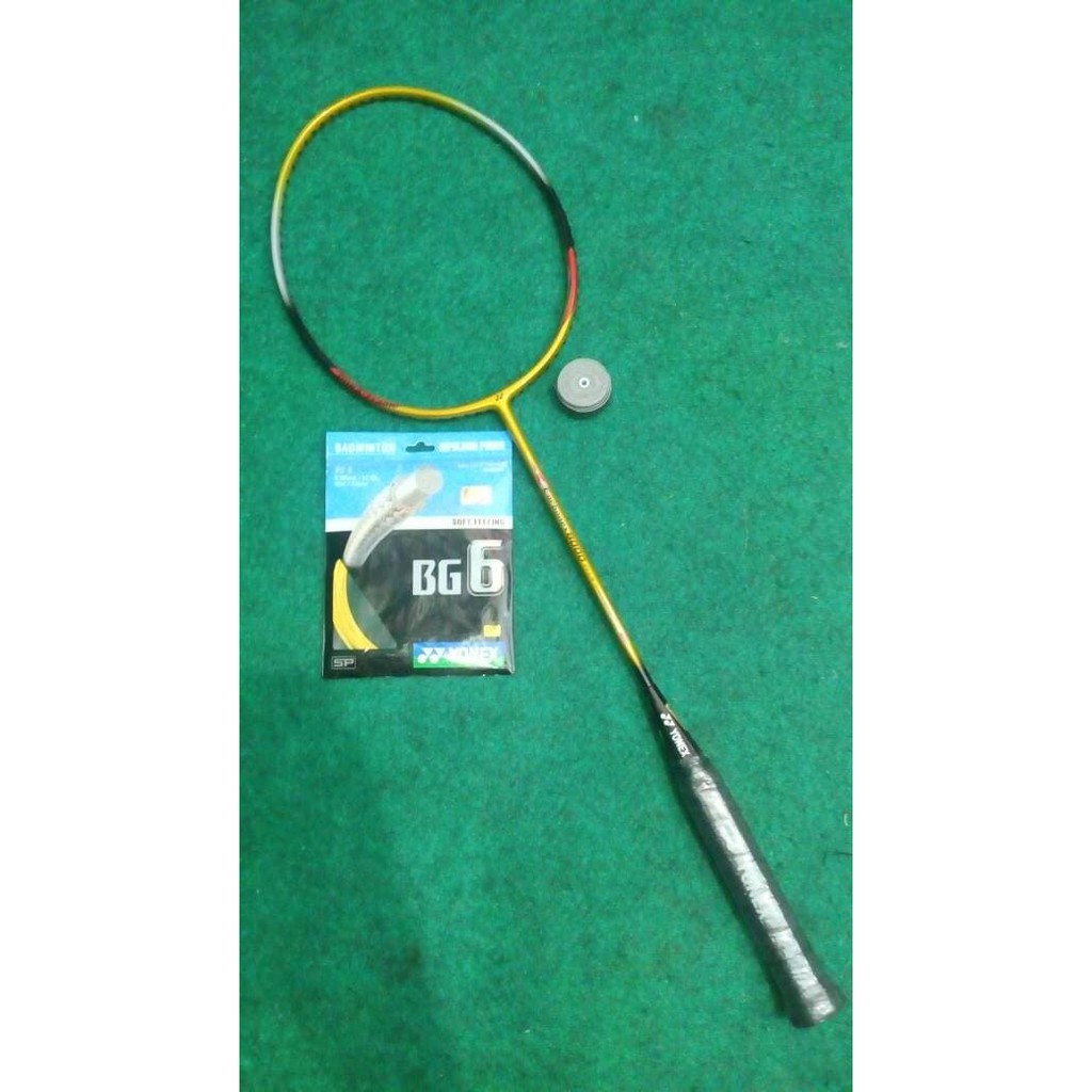 raket badminton YONEX carbonex 8000 plus gold + bonus