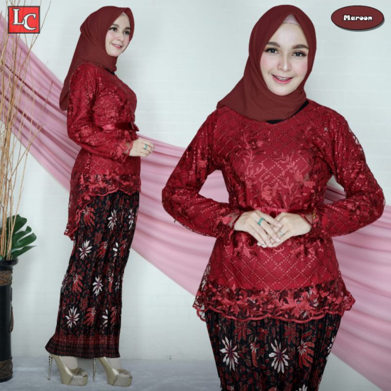 KEBAYA MODERN &lt; STELAN TUNIK ICA KOTAK//BAJU SERAGAMAN//FASHION WANITA//BY LEFI CHOTO