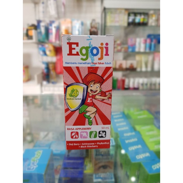 Egoji Sirup 50ML Rasa Appleberry Multivitamin Daya Tahan Tubuh