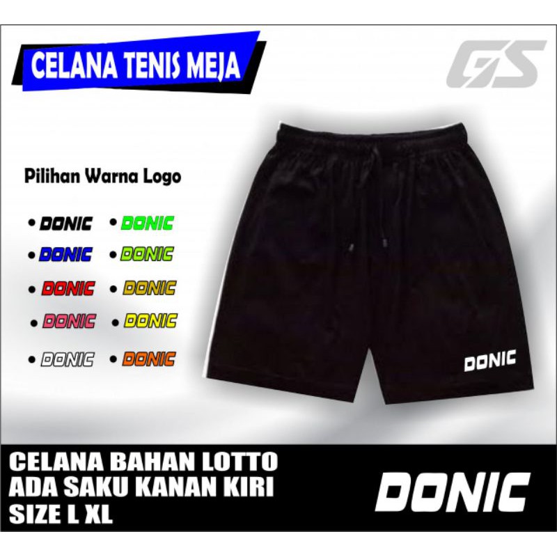 Celana pendek tenis meja sepakbola badminton volly