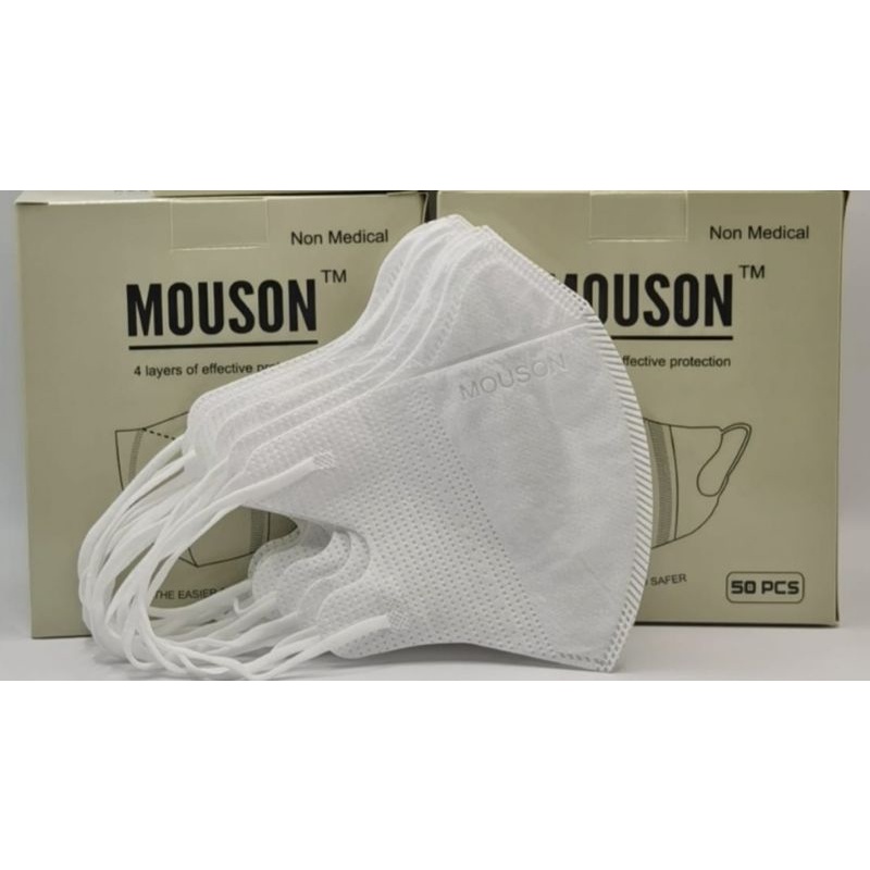 MASKER DUCKBILL MOUSON 4 PLY ISI 50