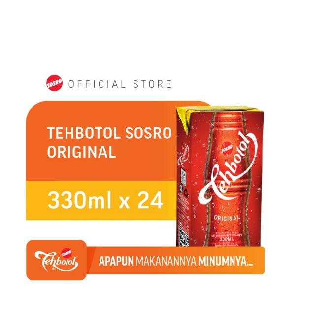 

[ COD ] Tehbotol Sosro Kotak Original 330ml isi 24 HEMAT Kode 776