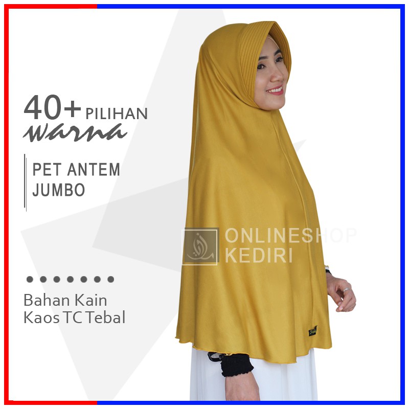 Jilbab Jumbo Bahan Kaos