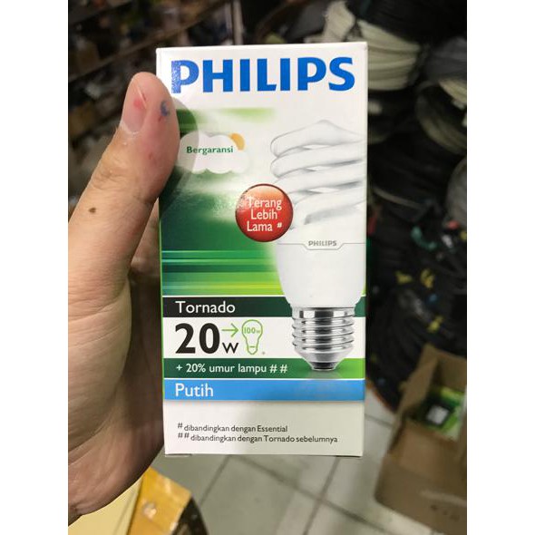 Lampu Tornado Philips 20W 20 W 20Watt 20 Watt Diskon