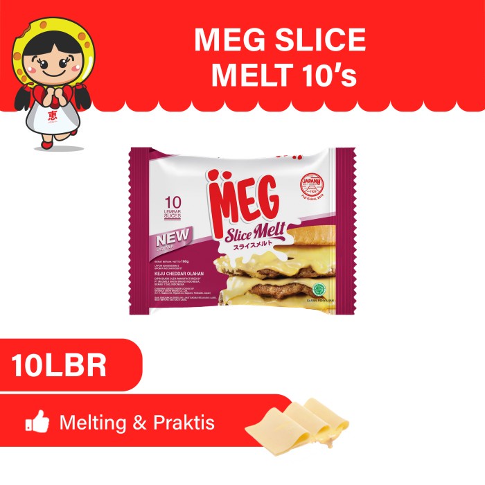 

Keju- Meg Slice Melt 10 Slices -Keju.