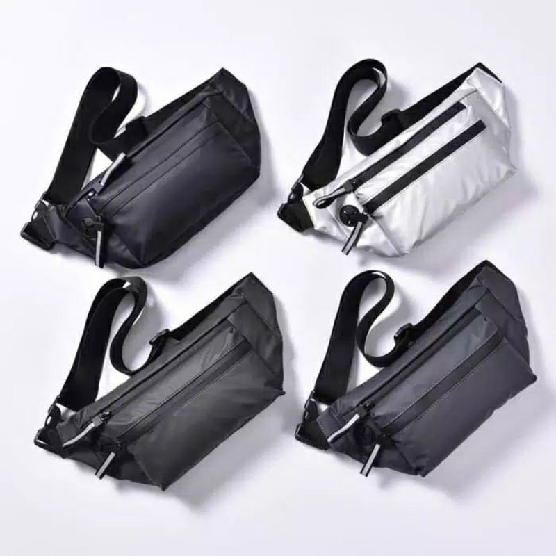 jual tas selempang pria keren model terbaru 2020 branded import Waistbag cowok original tas distro