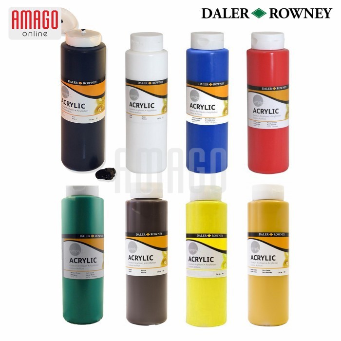 DALER-ROWNEY - SIMPLY ACRYLIC PAINT - 750 ml - ULTRAMARINE - 126750123