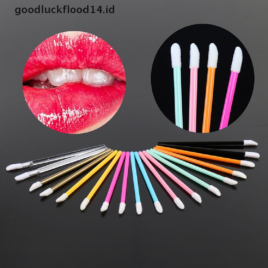 [OOID] Lot 50Pcs Lipgloss Wand Lipstick Lip Brush Disposable Applicator Makeup Tool New ID