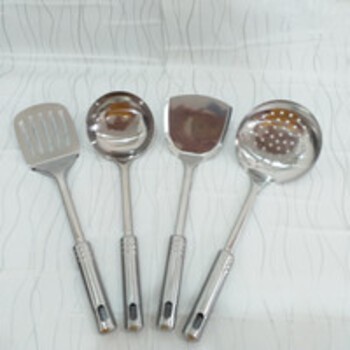 Peralatan Masak Kitchenware Series/Spatula Stainless Stenless 4 in 1 OKE*