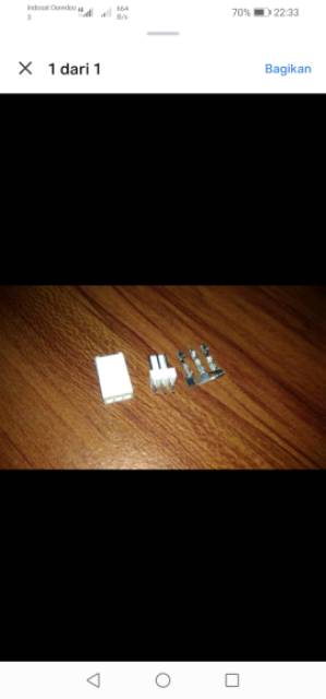 SOCKET MOLEK 2510 KOMPLIT, 3 PIN