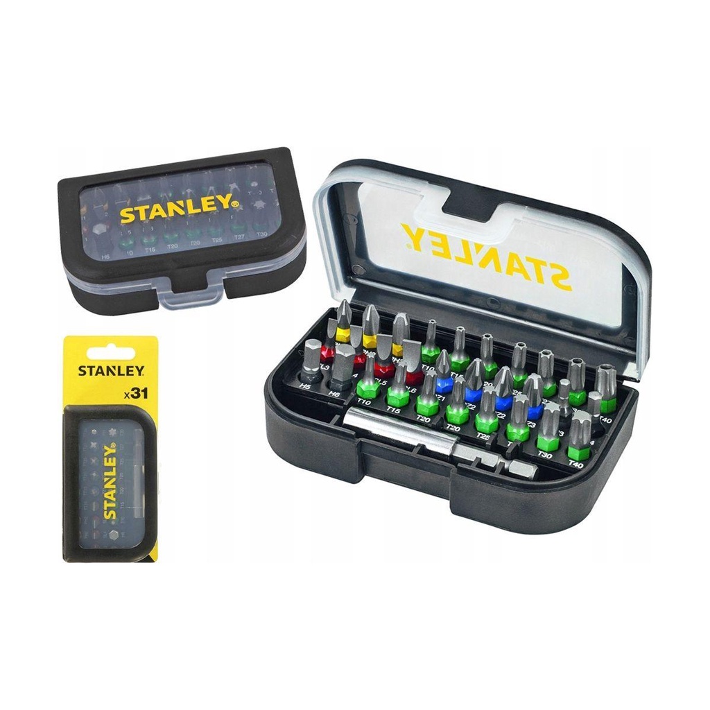 Stanley - Mata Bor Set - Screwdriver Set 31 in 1 - STA60490-XJ