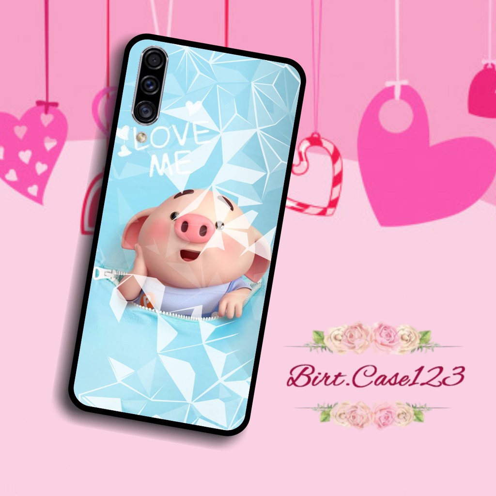 softcase diamond gambar PIG CUTE Vivo Y91 Y17 Y12 Y15 Y93 Y95 Y81 Y83 Y71 Y53 V5 V7 Y30 Y50 BC468