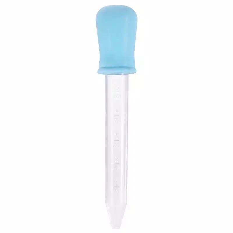 Pipet Tetes Obat Bayi 5ml Feeder Dropper Ukuran 5 ml Alat Bantu Minum Baby Medicine BPA Free Silikon Vitamin Asi