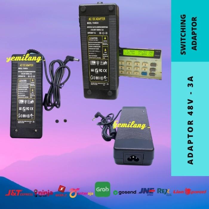 AC DC Charger 48V 3A M Switching Adaptor Power Supply 48 V 3 A 144Watt