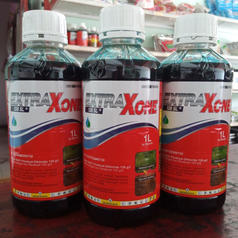 Herbisida Kontak EXTRAXONE 138SL Obat Pembasi Rumput 1Liter