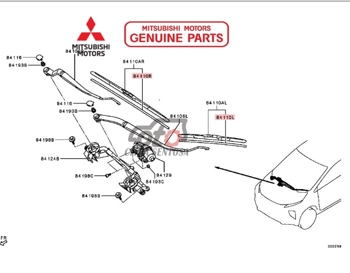 KARET WIPER ONLY XPANDER ORIGINAL