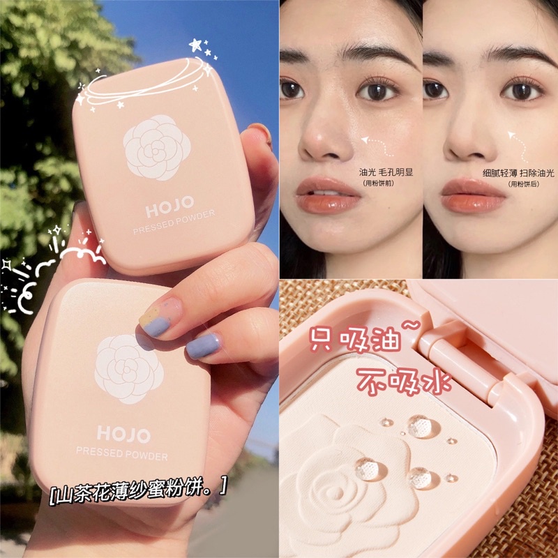 HOJO Bedak Padat Tahan Lama Water Resistant Water Proof Flawless Oil Control