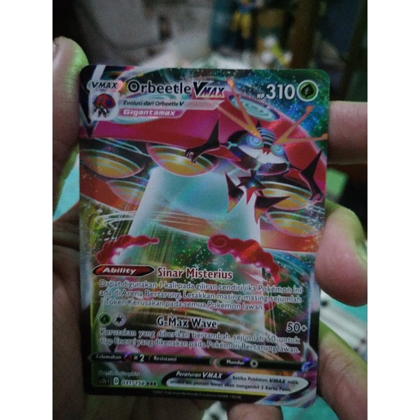 kartu pokemon bahasa Indonesia orbettle v max