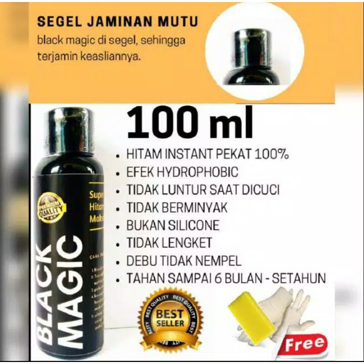 Black Magic Premium 100ml / Penghitam Dashboard / Back to Black