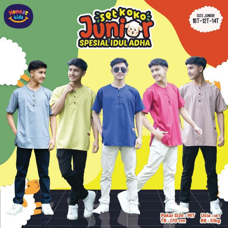Baju Koko Anak by Honest Kids | Setelan Koko | Baju Anak Cowok