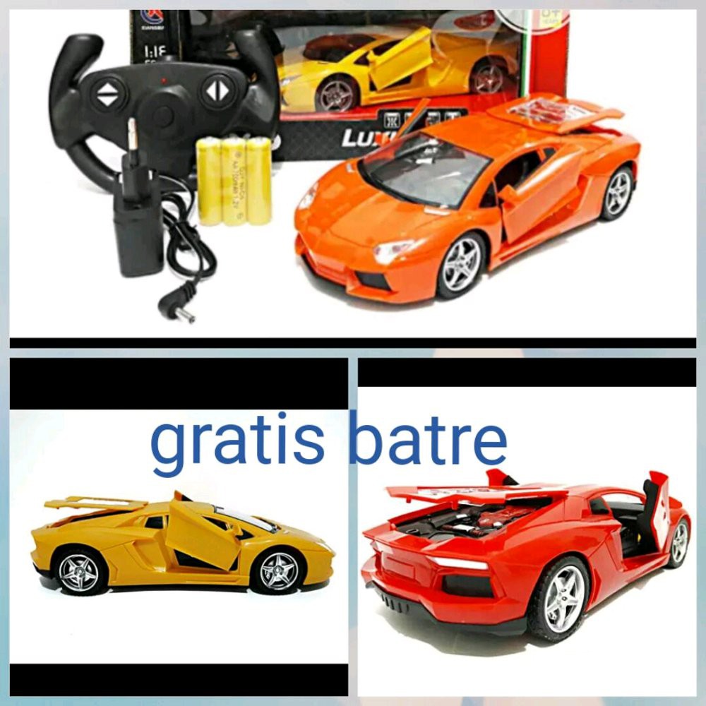 Mainan Mobil Remot SPORT CAR Skala 1 18 Remote Control Bagus