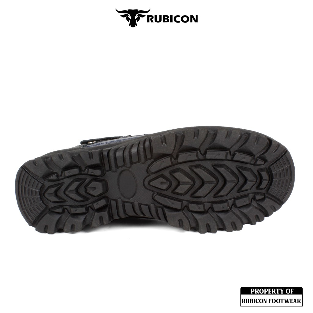 SEPATU SAFETY PRIA KULIT ASLI LOW BOOTS TRACKING SAFETY SHOES UJUNG BESI RUBICON TIREX RESLETING