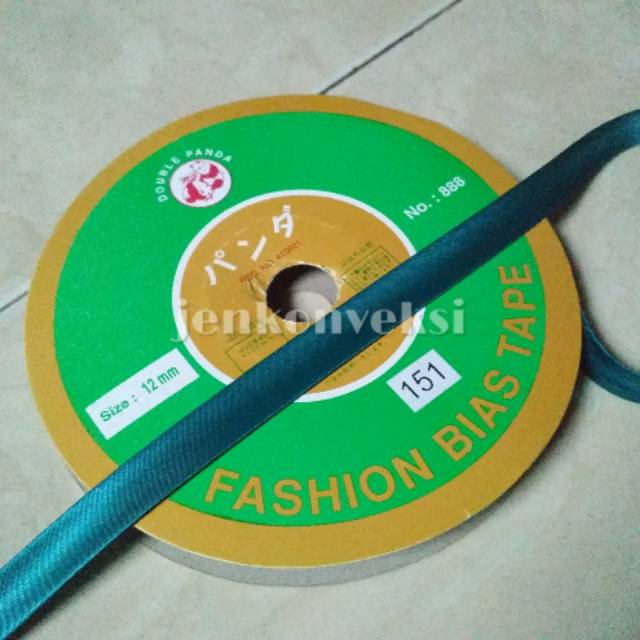 

Bisban Saten Bias Tape Tosca Tua Kode 151 Per Roll