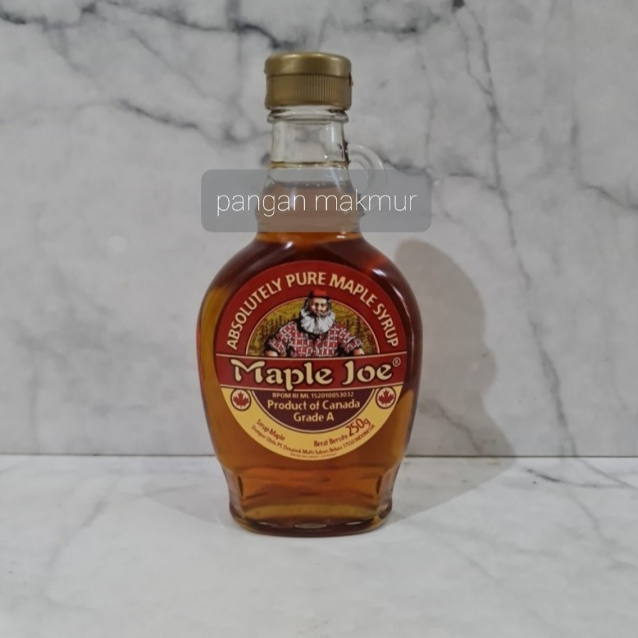 

syrup maple joe - maple joe grade A 250 gr