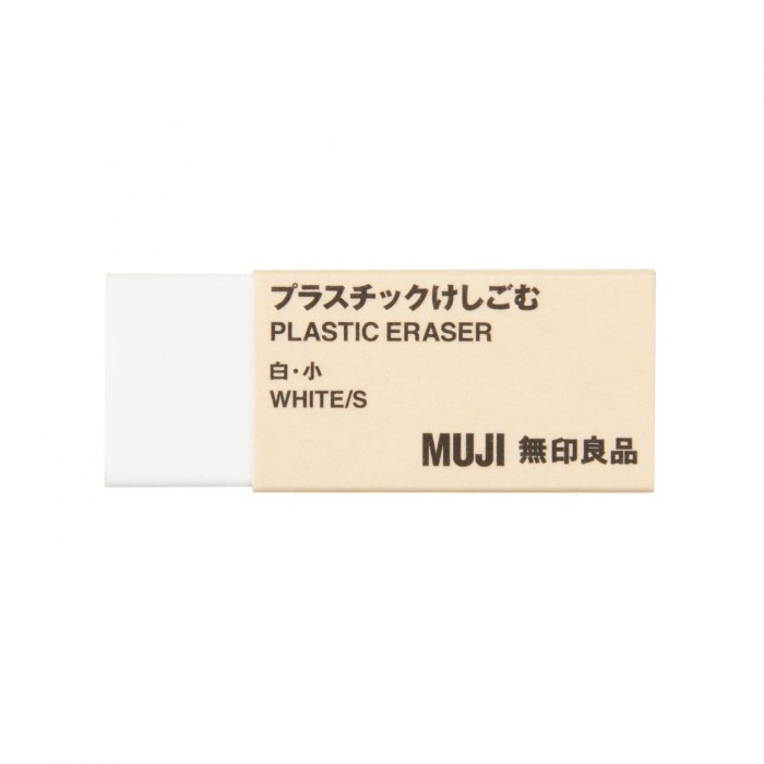 

Muji Eraser Penghapus White S Size - Made in Japan