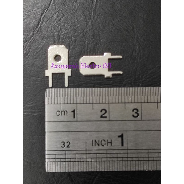 Skun Gepeng Terminal 6.3 sekun male female karet