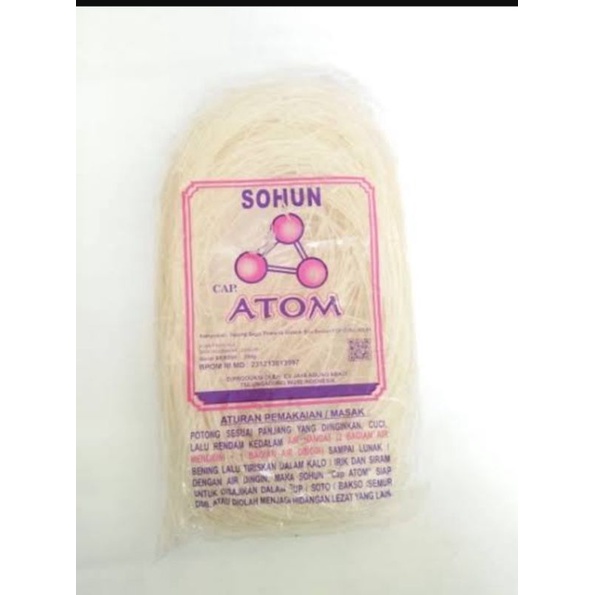 

Sohun atom putih @350gr/pcs
