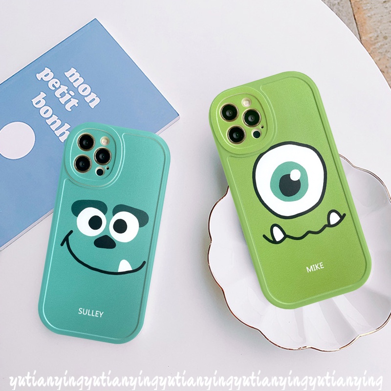 Soft Case Silikon Tpu Motif Kartun Monster Mata Besar Untuk IPhone 11 12 13 Pro Max 6 6s 7 8 Plus XR X 7Plus 8Plus XS Max SE 2020