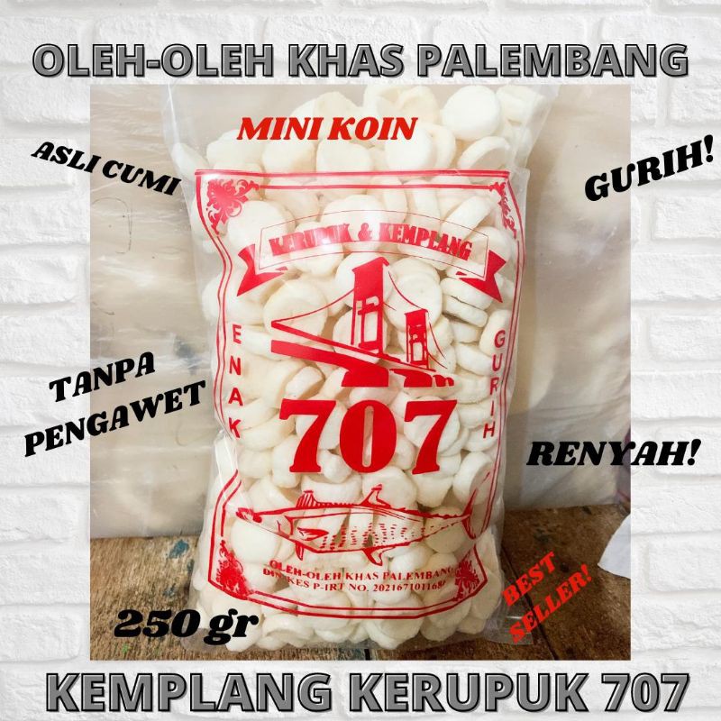 

KEMPLANG KERUPUK SUPER MINI KOIN 707/kerupuk mini koin/KERUPUK CUMI/IKAN TENGGIRI