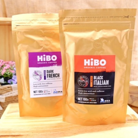 Hibo, Organic Coffee Black Italian 100gr