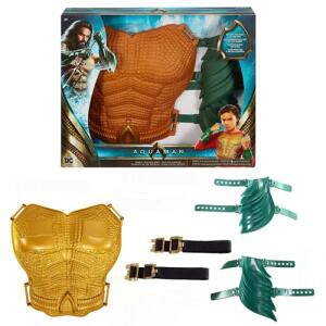 DC Aquaman Figure Hero Ready Set Costume Mattel - Kostum Baju Perisai Anak Action Figur Aqua Man