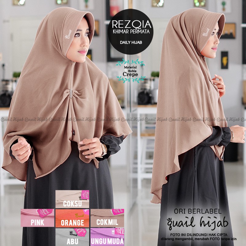 [Termurah Shopee] Exclusive Rezqia ORI by Quail Hijab