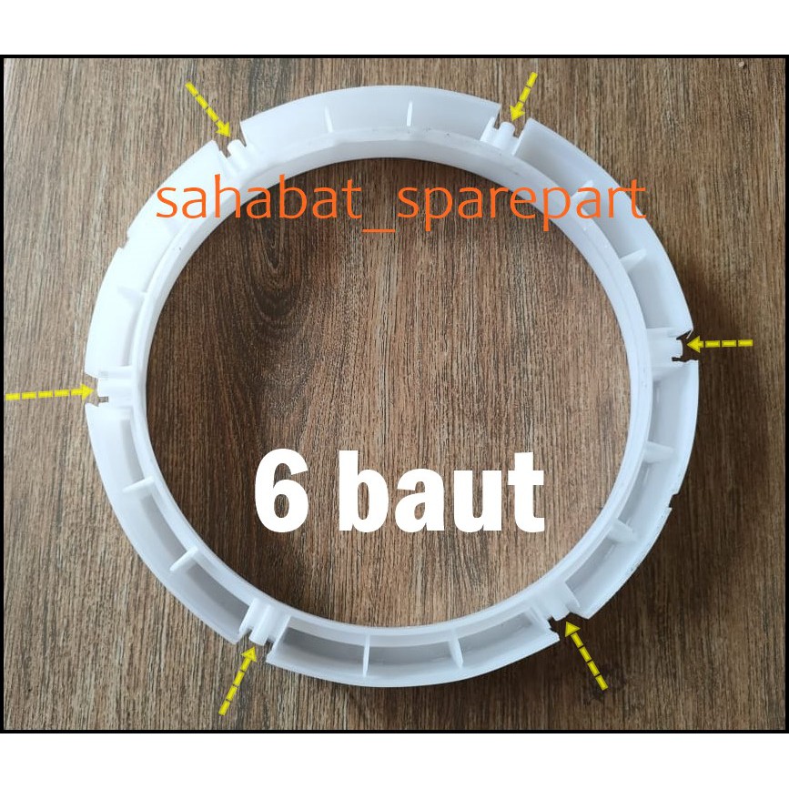 RING TABUNG PENGERING MESIN CUCI SANKEN 6 BAUT ORIGINAL