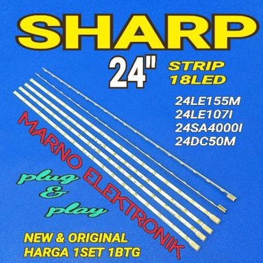 LMAPU BL BACKLIGHT LED TV SHARP LC-24LE155M LC-24LE107I LC-24DC50M LC-24SA4000I LC-24LE1071 BL STRIP