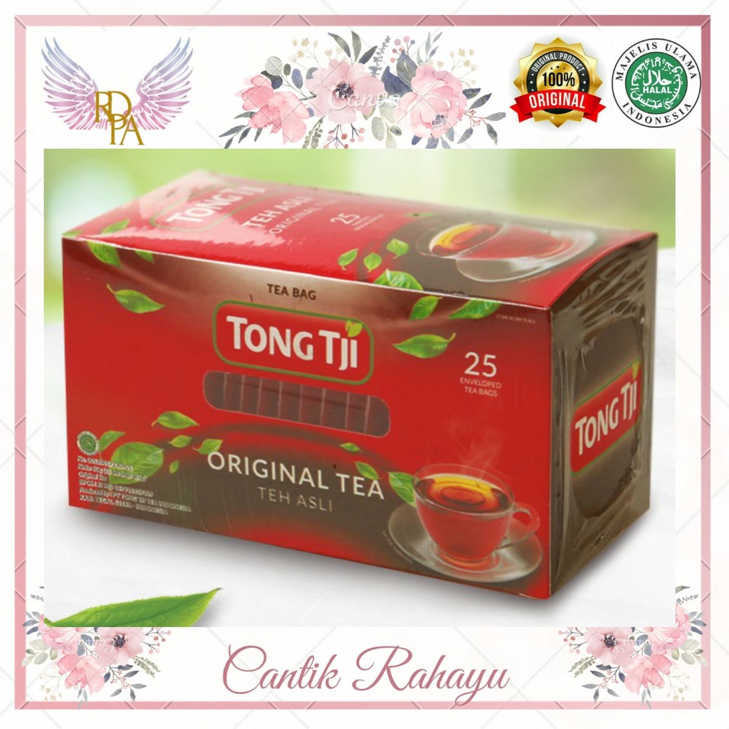 

Teh Tong Tji Original Tea 25 s Envelope. Teh Tong Ji Dengan Amplop Teh Seduh Tongji