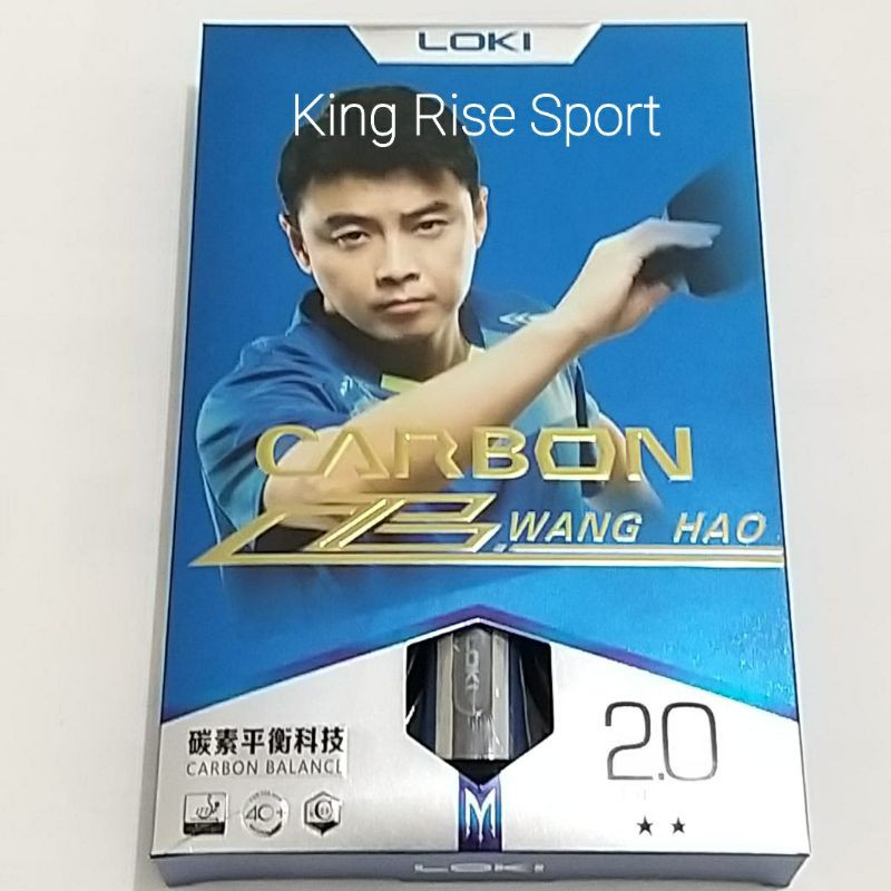 Bet Pingpong / Tenis Meja LOKI 2 Star Carbon - ORI IMPORT
